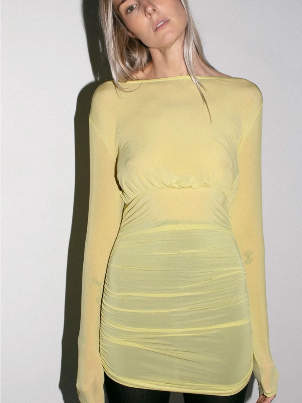Paloma Wool Lil Top in Dark Yellow